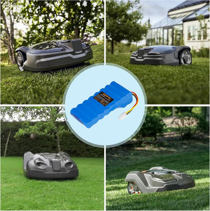 Batteria Li-ion SHENTEC 18V 5000mAh per Husqvarna Automower 320/430X/440/450X/520/550 589 58 52-01/589 58 57-01/588 14 64-01/588 14 64-02