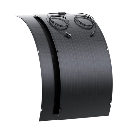 Kit pannello solare flessibile da 240 W, 2 moduli solari flessibili da 120 W, IP67 per balcone, camper, auto, capanno, tetto, barca, fuori rete