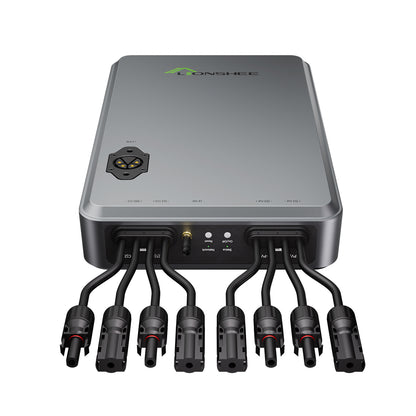 Hub Solare Smart 1600W | Gestore Energetico Solare EMS con Doppio MPPT, Controllo da App WiFi, IP65 per Kit Solare LiFePO4