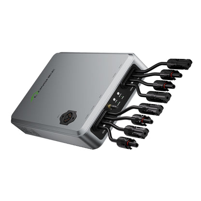 Hub Solare Smart 1600W | Gestore Energetico Solare EMS con Doppio MPPT, Controllo da App WiFi, IP65 per Kit Solare LiFePO4