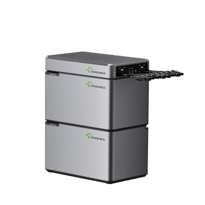 1024WH Power Box LiFePO4 52V 20AH Battery Storage Box + 1600W Smart Solar Hub For Home Balcony Solar System