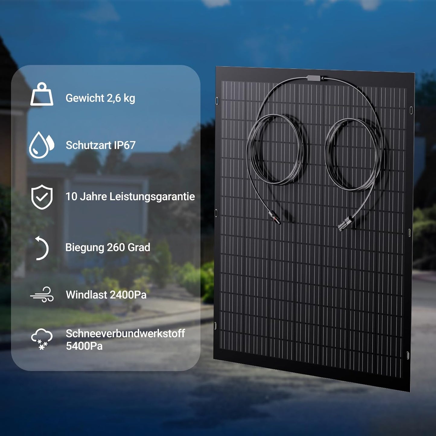 480W Kit di pannelli solari flessibili 2 x modulo solare flessibile da 240 W per camper, auto, capanno, tetto, barca, balcone, IP67, cella solare fotovoltaica off-grid