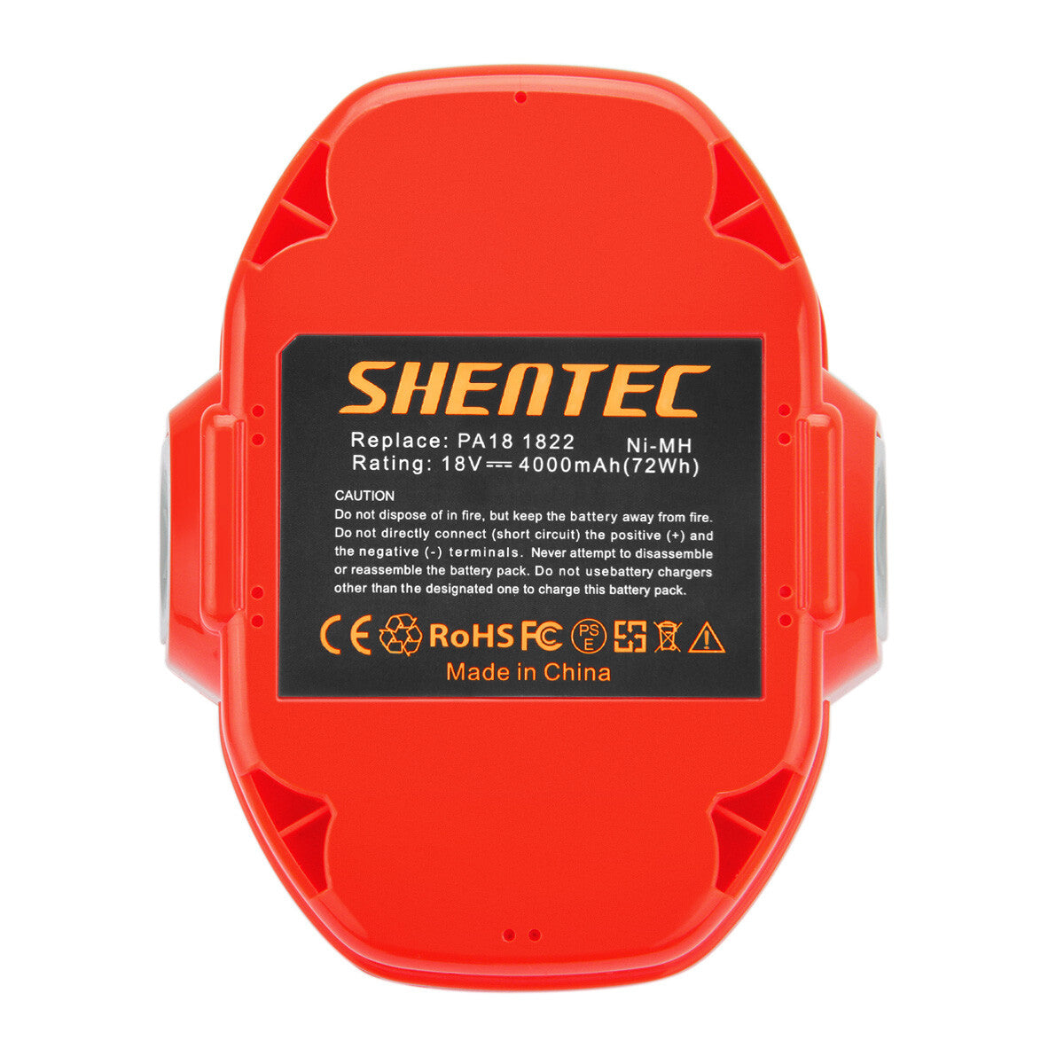 SHENTEC Batteria di ricambio Ni-MH 4.0AH per Makita 18V 1822 1823 1834 1835 PA18 4334D 194158-6
