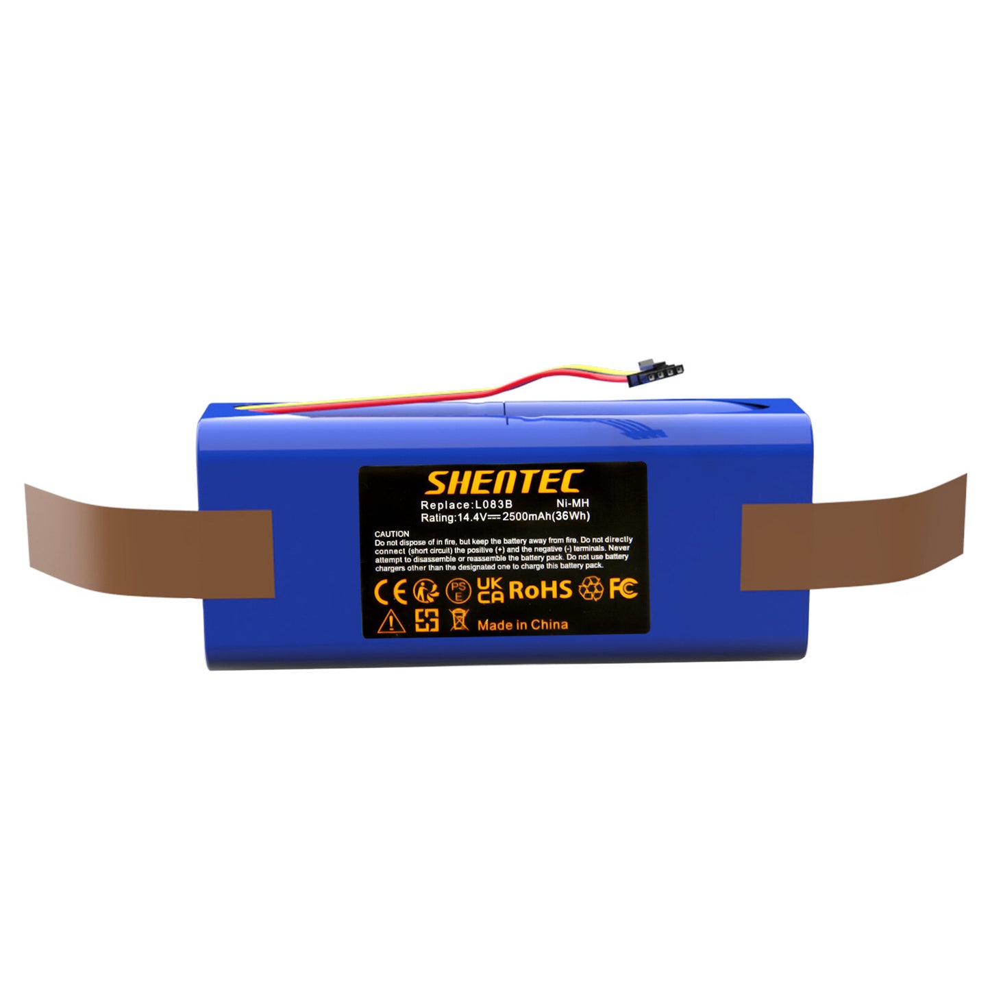 Batteria Ni-MH SHENTEC 2.5Ah 14.4V per Midea R1-L081A, R1-L083B, R1-L085B sostituisce L083b