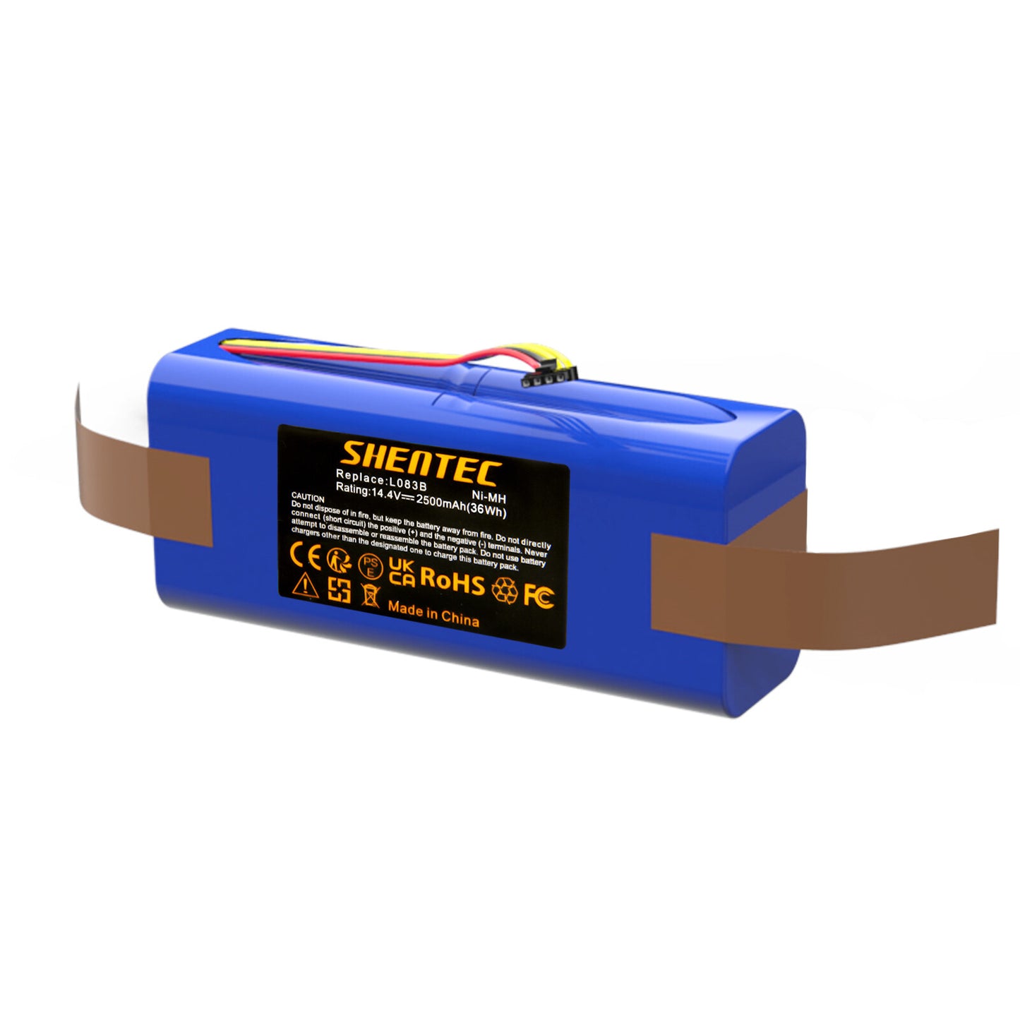 Batteria Ni-MH SHENTEC 2.5Ah 14.4V per Midea R1-L081A, R1-L083B, R1-L085B sostituisce L083b