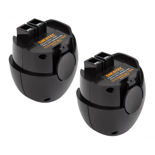 SHENTEC 2x 4.8V 3500mAh Ni-MH Batteria di ricambio per Metabo Powergrip 2 60005952 6.27270 6.27273