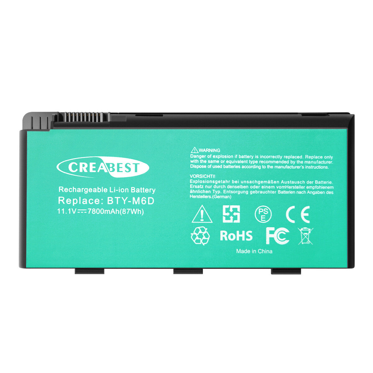 11.1V BTY-M6D 7.8Ah Batteria Per MSI GT70 GX660 GT660 GT660R GT660R GT680 GT683