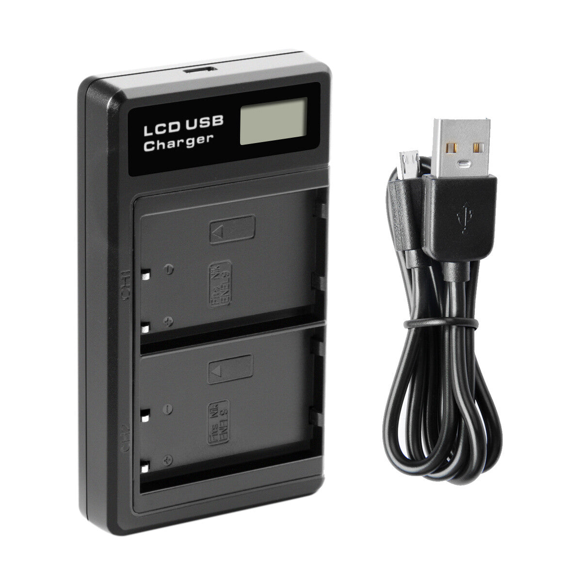 2x Batterie EN-EL9 2.0Ah +Caricabatterie per Nikon EN-EL9a D40X DSLR D3000 D5000 D60 D40