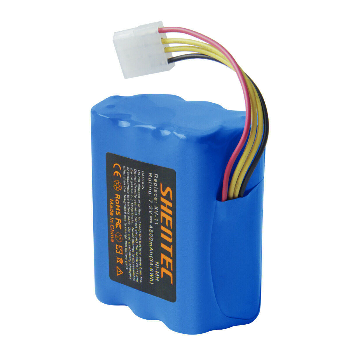 SHENTEC 4800mAh 7.2V Batteria Di Ricambio Per Neato XV-11 XV-12 XV-14 XV-15 XV-21 XV-25 205-0001