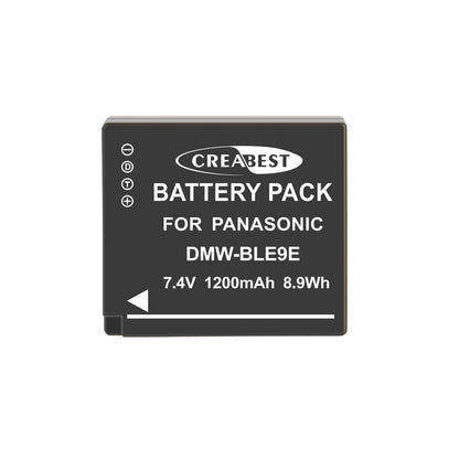 2 Pezzi Caricabatterie Per Batteria DMW-BLE9E Per Panasonic Lumix GF5 GX7 DMC- GF3 DC-G110 GX85