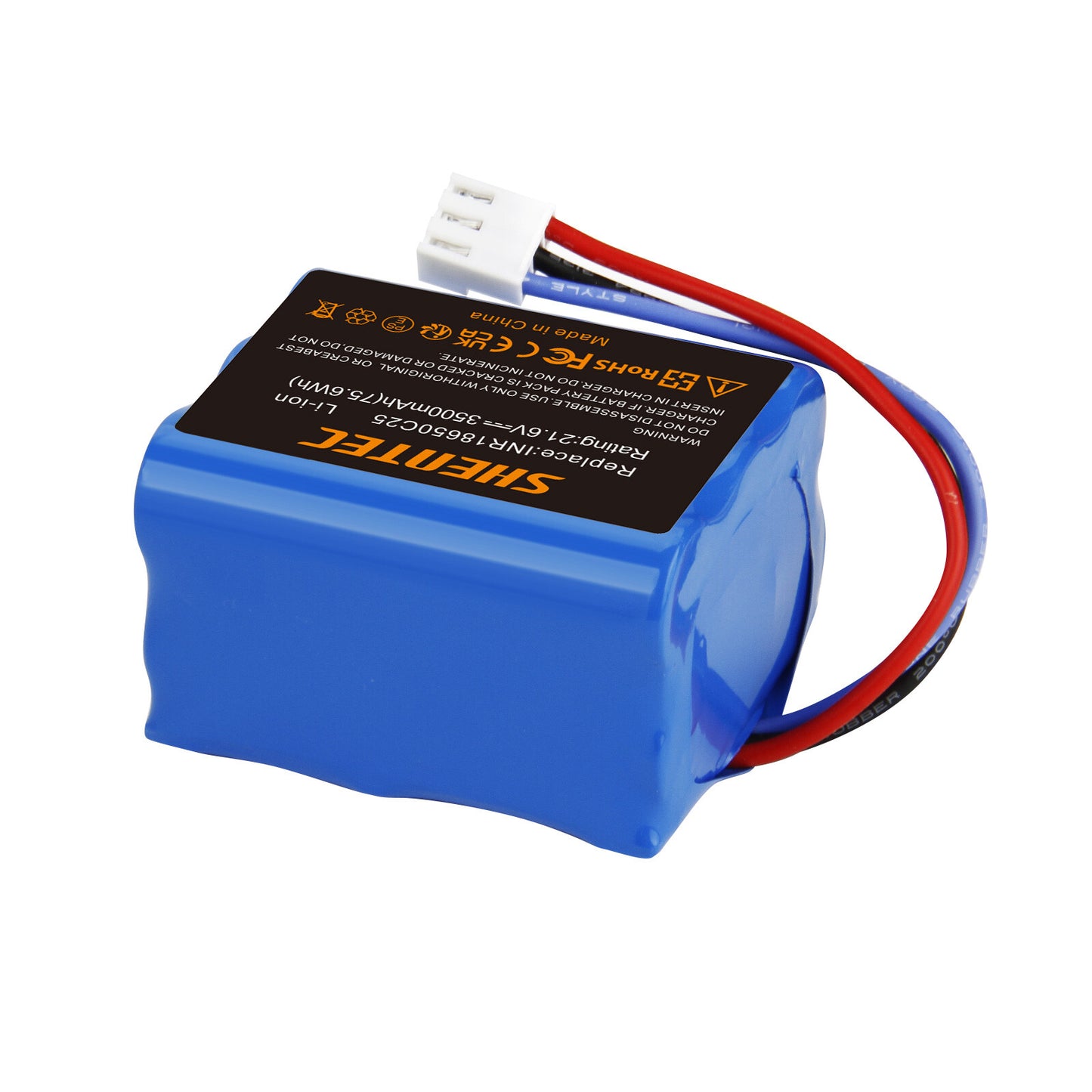 SHENTEC Batteria Li-Ion 21,6V 2x3.5Ah per Philips FC6721/01 FC6722/01 FC6723 FC6726 FC6729