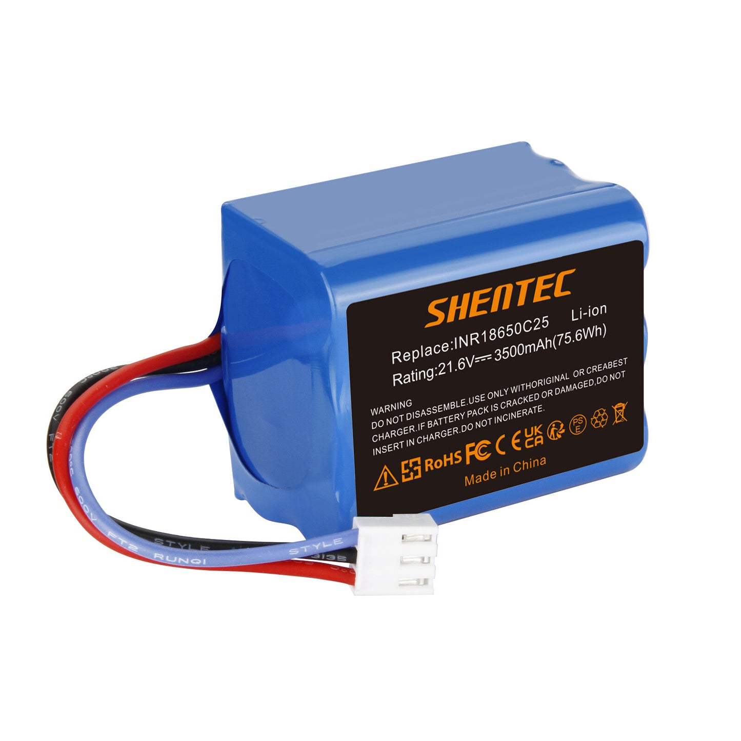 SHENTEC Batteria Li-Ion 21,6V 2x3.5Ah per Philips FC6721/01 FC6722/01 FC6723 FC6726 FC6729