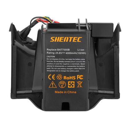 SHENTEC 4000mAh 25.6V BATTERIA LI-ION PER ROBOMOW MRK7005A BAT7000B RC302 RC306 RC312 RC308