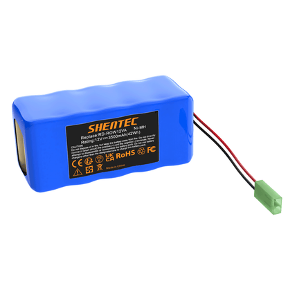 SHENTEC Batteria sostitutiva 3.5Ah 12V per RD-ROW12VA per Rowenta RH846301 RS-Rh5488 RH846501