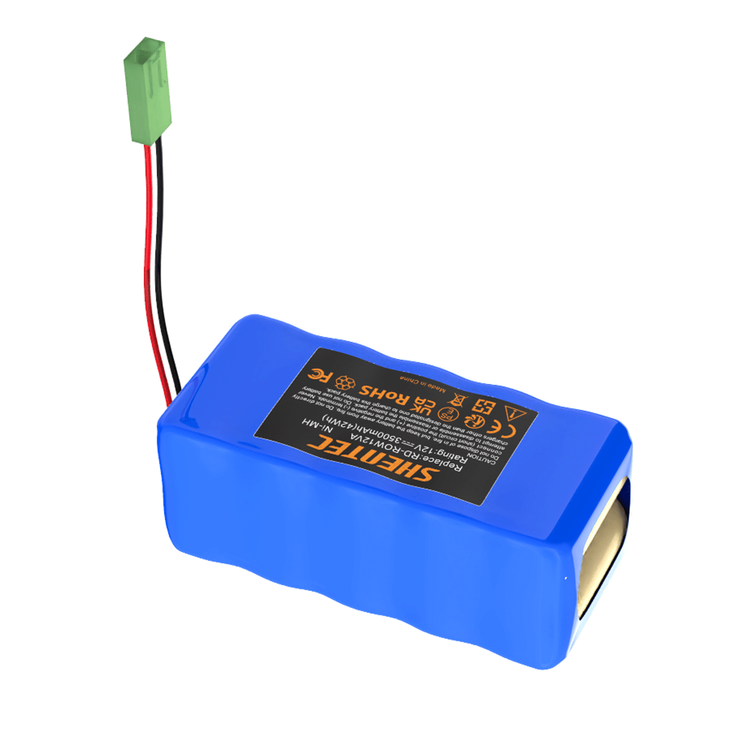 SHENTEC Batteria sostitutiva 3.5Ah 12V per RD-ROW12VA per Rowenta RH846301 RS-Rh5488 RH846501