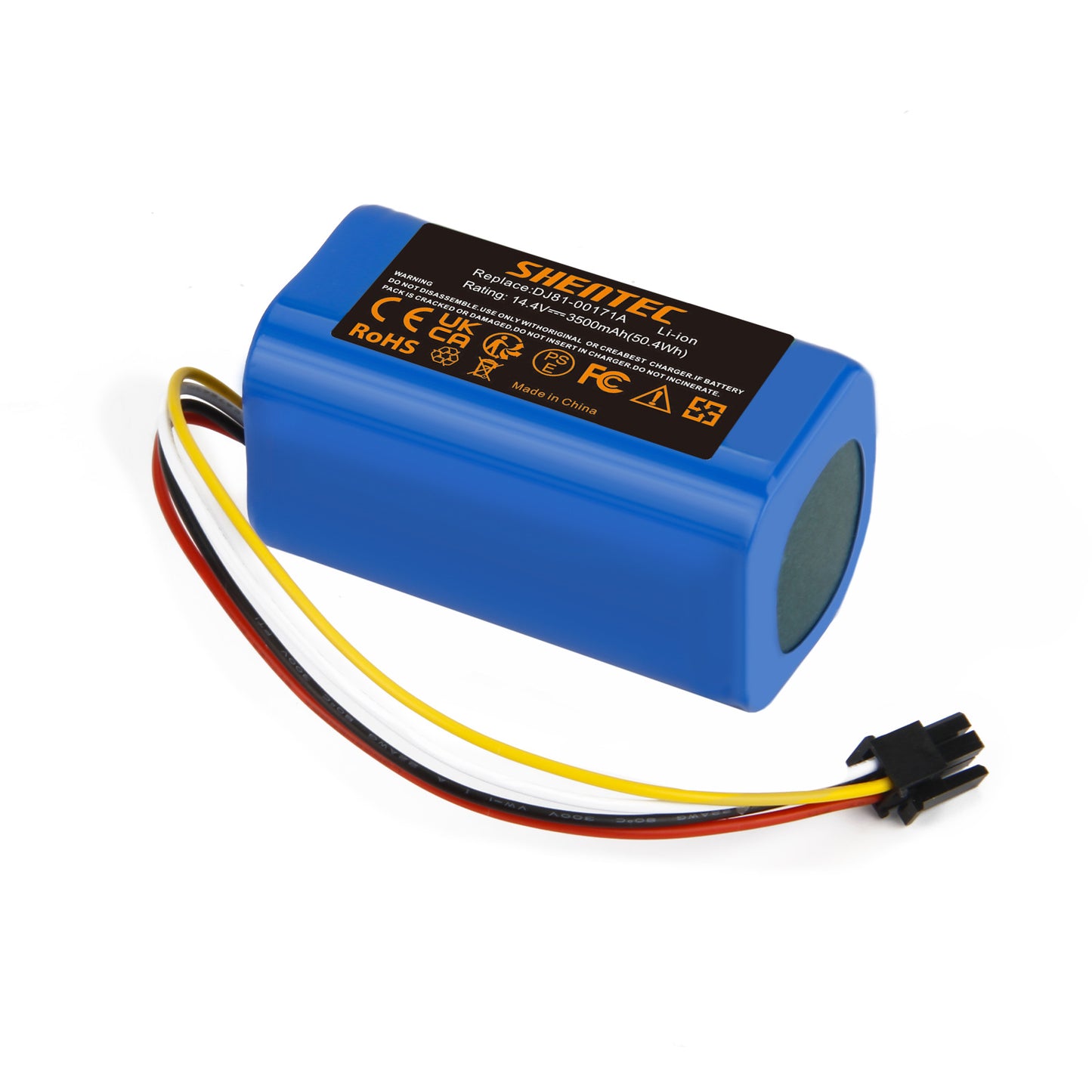 SHENTEC Batteria agli ioni di litio 3.5Ah 14,4V per Samsung PowerBot-E VR5000RM VR05R5050WK DJ81-00171A