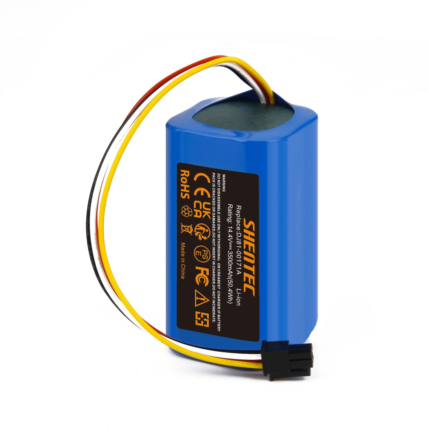 SHENTEC Batteria agli ioni di litio 3.5Ah 14,4V per Samsung PowerBot-E VR5000RM VR05R5050WK DJ81-00171A