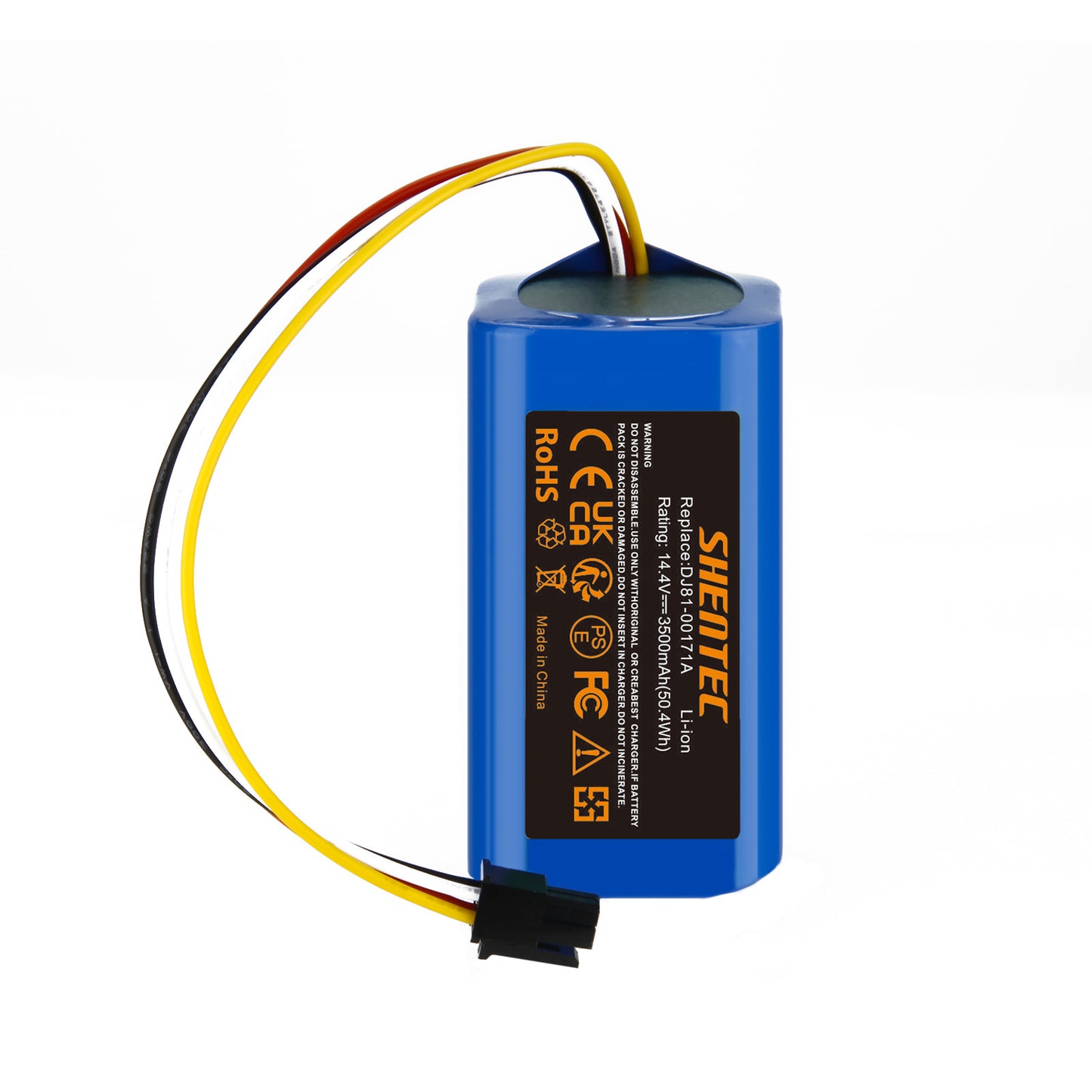 SHENTEC Batteria agli ioni di litio 3.5Ah 14,4V per Samsung PowerBot-E VR5000RM VR05R5050WK DJ81-00171A