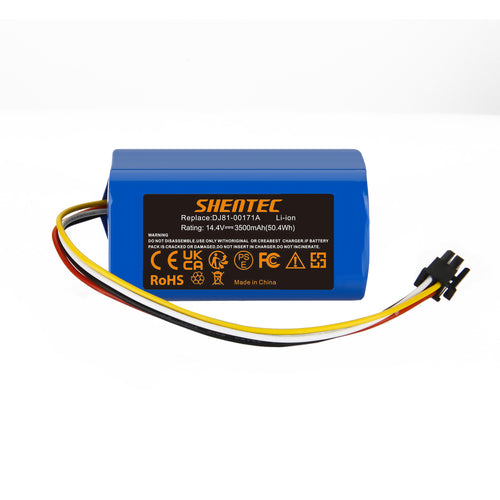 SHENTEC Batteria agli ioni di litio 3.5Ah 14,4V per Samsung PowerBot-E VR5000RM VR05R5050WK DJ81-00171A