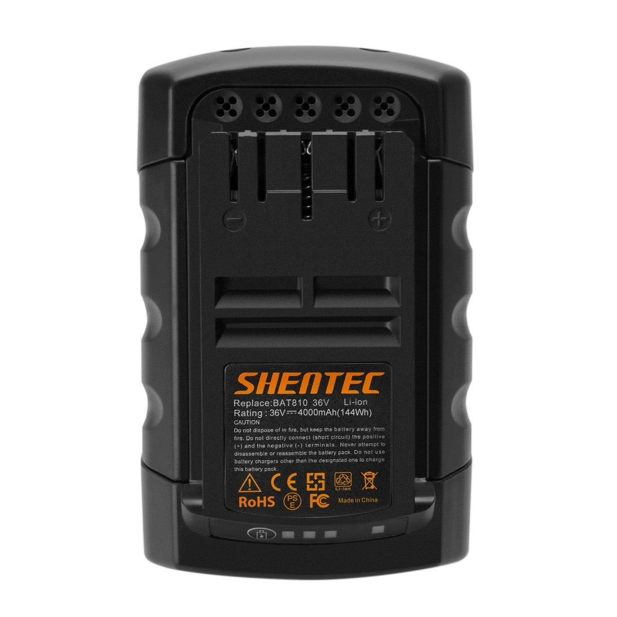 SHENTEC Batteria agli ioni di litio 36V 4000mAh per Bosch BAT810 BAT818 BAT840 2607336003 226000760