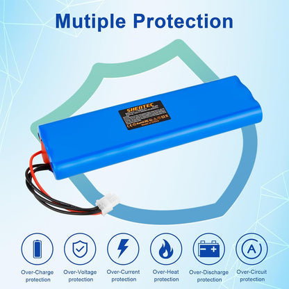 SHENTEC Batteria di ricambio Ni-MH per tagliaerba 18V per Husqvarna Automower 210C, 210AC, 220AC, 230ACX, 260ACX, G2 2004-2006