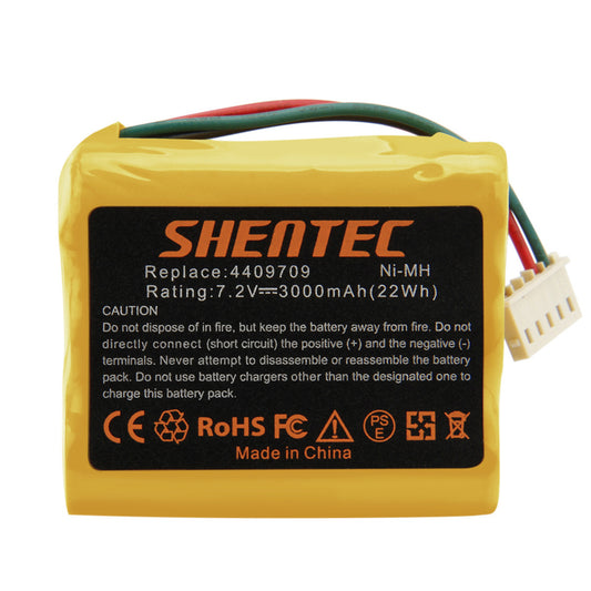 SHENTEC 7.2V 3.0AH Ni-MH Batteria Per iRobot Braava 390 380T 390T 380 4409709 Mint Plus 5200