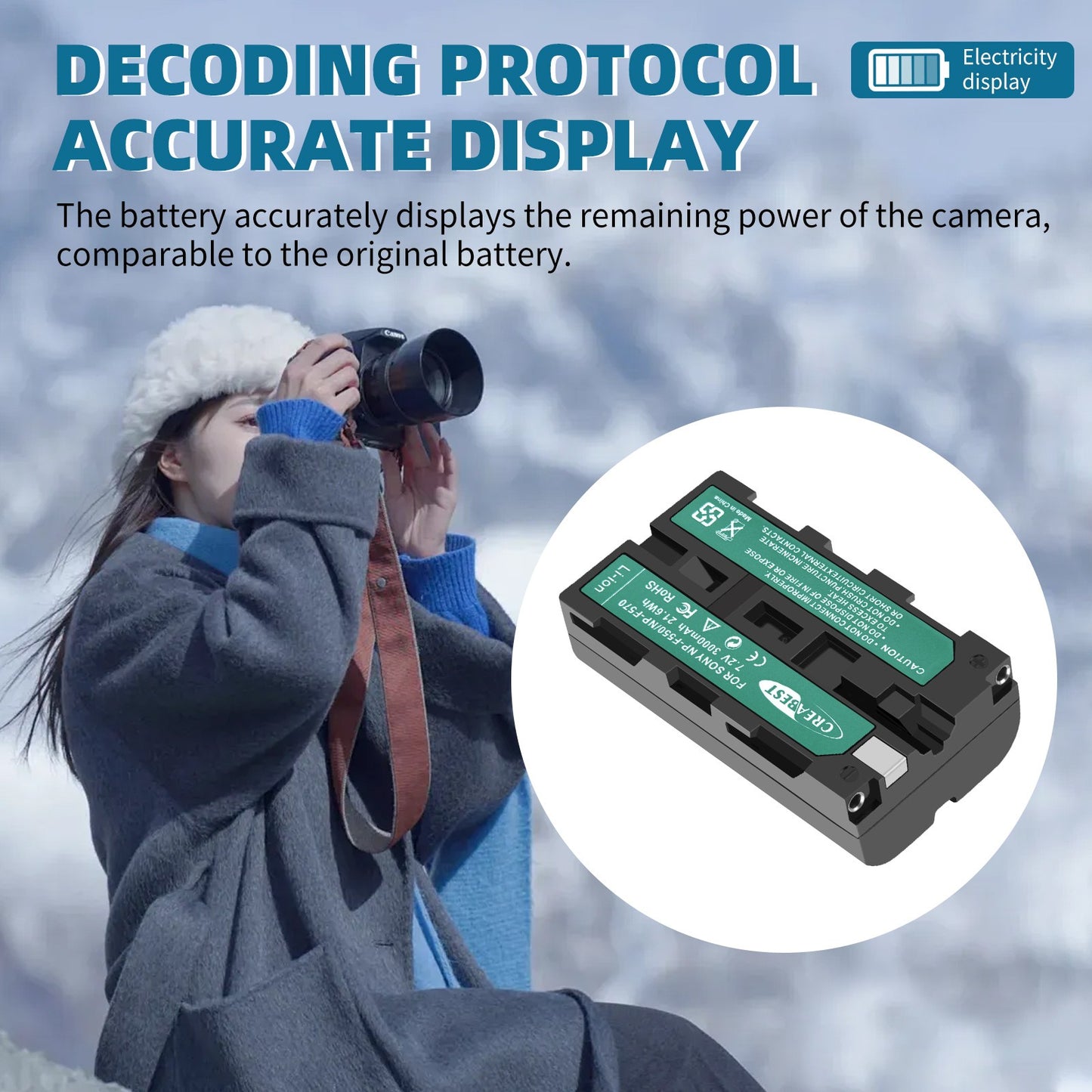 2Pack 7.2V Batteria NP-F550 + Doppio Caricatore per SONY NP-F970 NP-F960 F990 F950 F530 F330