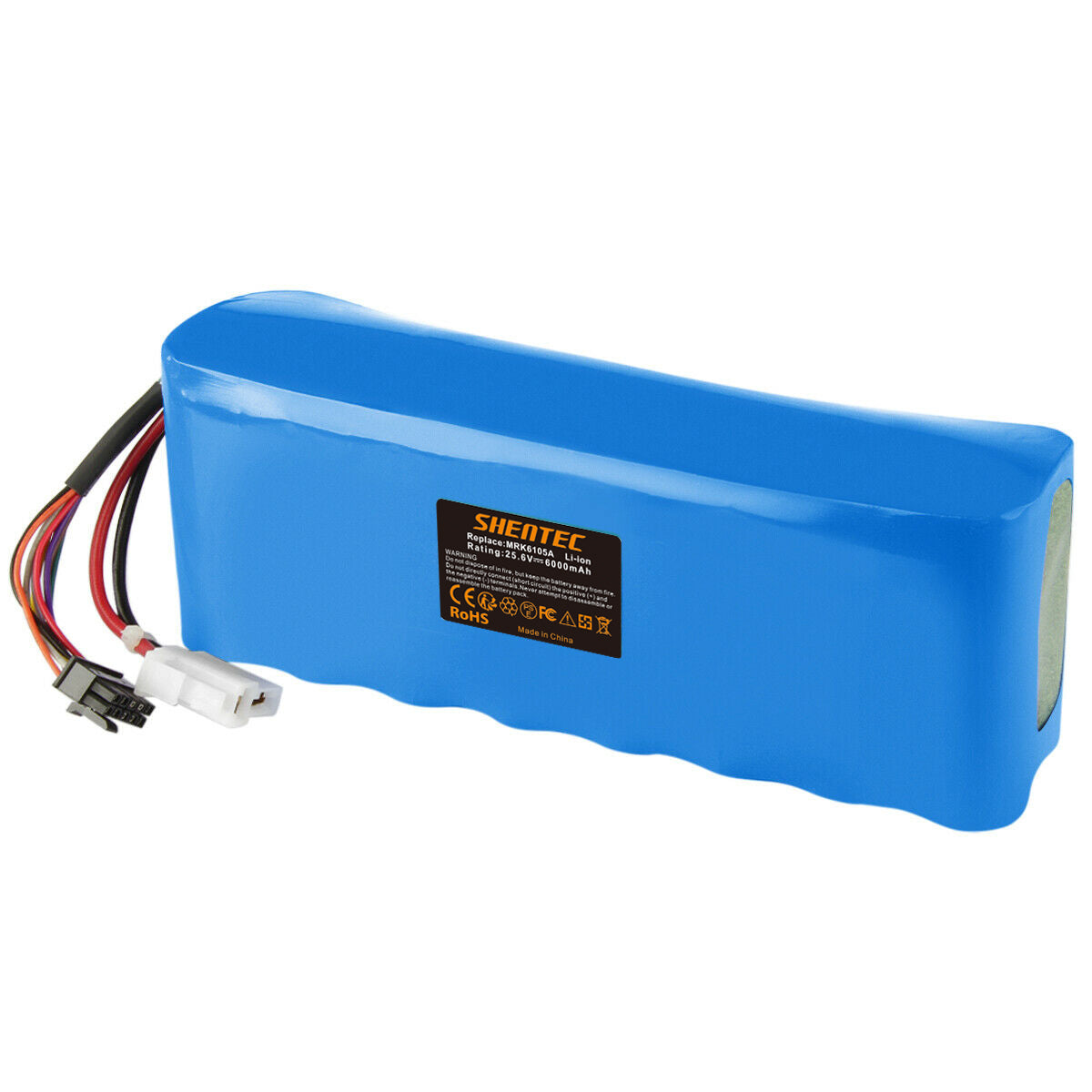 Batteria Li-ion 6Ah 25.6V per Robomow BAT6000A MRK6103A XR3 3000 RS630 RS622