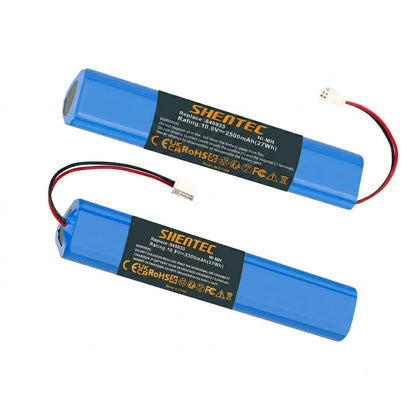 2 confezioni Batteria sostitutiva Ni-MH 10.8V 2500mAh per tapparelle solari e finestre da tetto Velux 946933 (con cavo e spina)