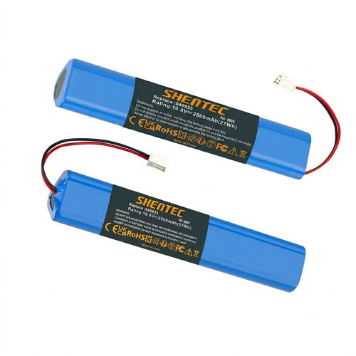 2 confezioni Batteria sostitutiva Ni-MH 10.8V 2500mAh per tapparelle solari e finestre da tetto Velux 946933 (con cavo e spina)