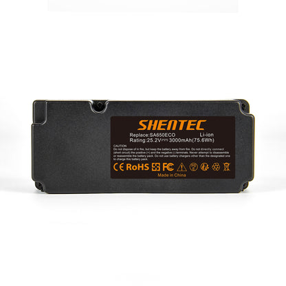 SHENTEC 3000mAh 25.2V Batteria Li-ion Per 0862622 862601 Garden Feelings 862618 INR19/65
