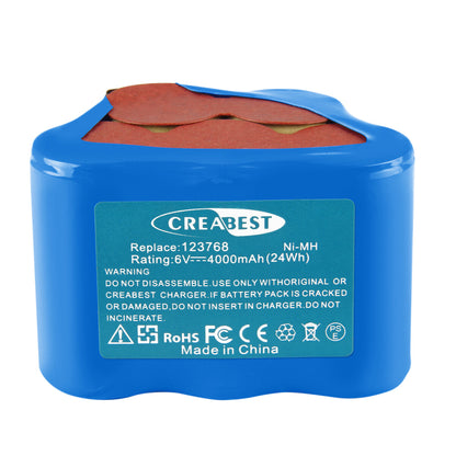 SHENTEC BATTERIA NI-MH 4000MAH 6V PER ULO BOX EBL 801 123768 93230 5 VYRR