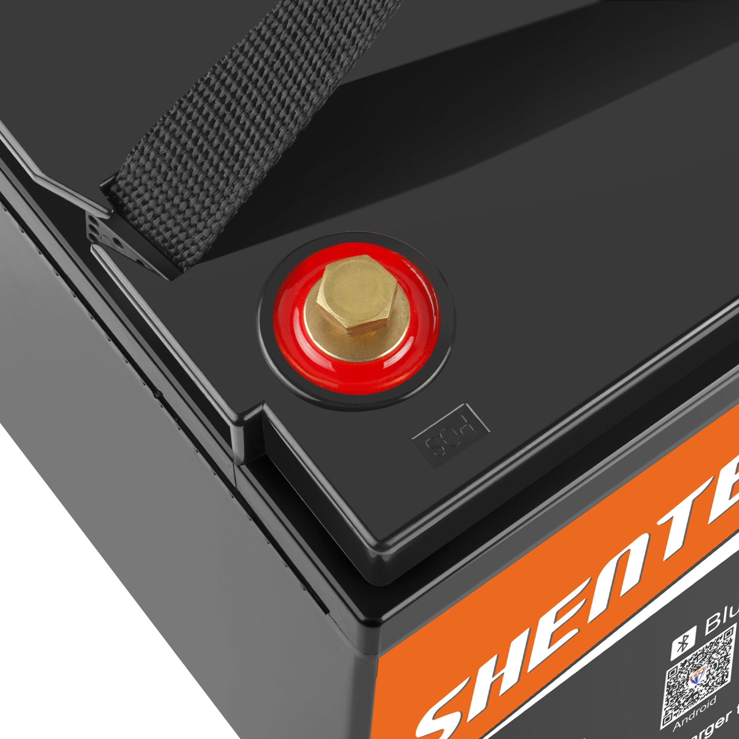 SHENTEC Batteria LiFePO4 12/24V 100/150/200/300Ah con BMS per impianti solari, barche, veicoli off-grid e RV