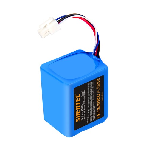 SHENTEC Batteria Li-ion 6000mAh 14.4V per Vorwerk Kobold VR200 20884-1 4NCR18650P2-C001A