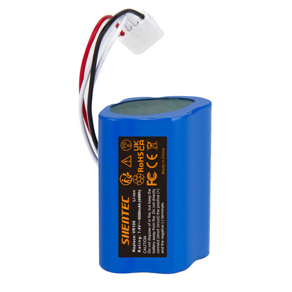 SHENTEC Batteria di ricambio Li-ion 6Ah 7.4 V per Vorwerk SCM61932,46439 Vorwerk Kobold VR100,VX100