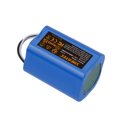 SHENTEC Batteria di ricambio Li-ion 6Ah 7.4 V per Vorwerk SCM61932,46439 Vorwerk Kobold VR100,VX100