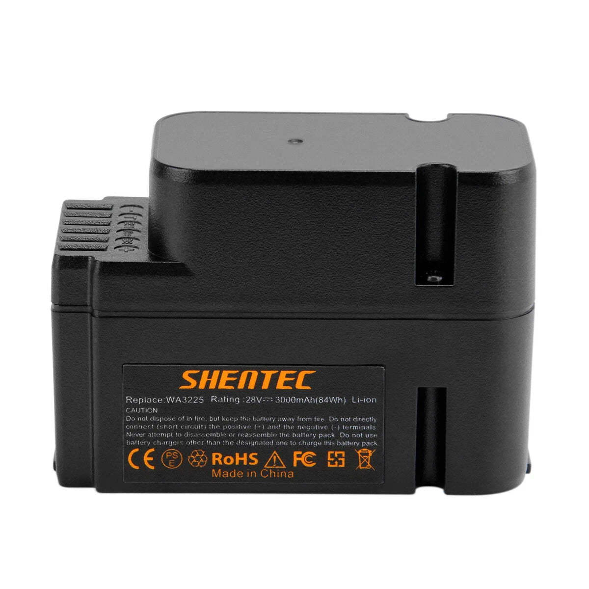 SHENTEC PLG Confezione da 2 Batteria Li-ion 3.0AH 28V per Worx WG790E WG754E WG794E WG755E WA3225 WA3565