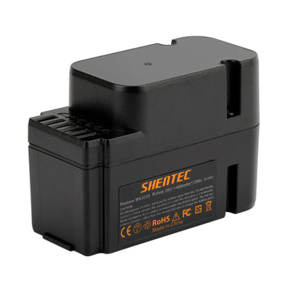 SHENTEC 2x 4.0Ah 28V Li-ion Batteria di ricambio per Worx WA3225 WA3565 WG754E WG790E WG791E.1 WG796E.1