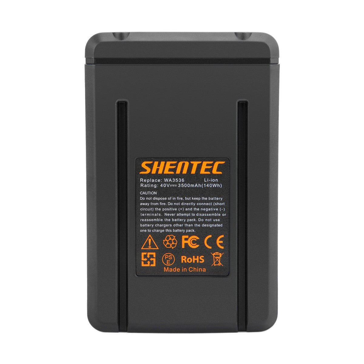 SHENTEC Batteria Li-ion 3.5Ah 40V per WORX WA3536 WA3734 WG268E WG568E WG168E WG368E WG770E