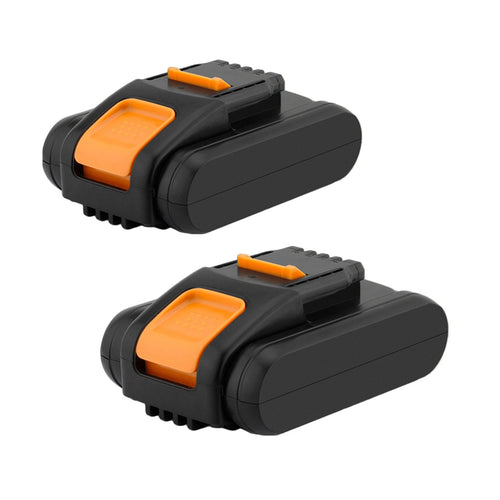 SHENTEC Confezione da 2 Batterie Li-ion 3500mAh 20V per Worx WA3551.1 WG169 WX372 WX166 WX372