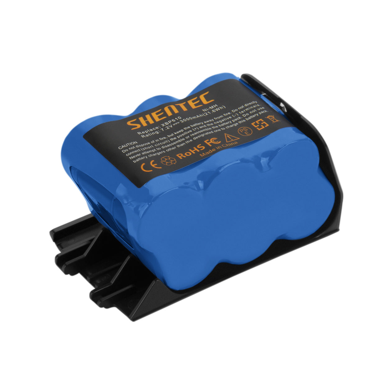 SHENTEC Batteria sostitutiva 3000mAh 7.2V Ni-MH per Shark XBP-610 XBP610 EU-36000 UV610DT