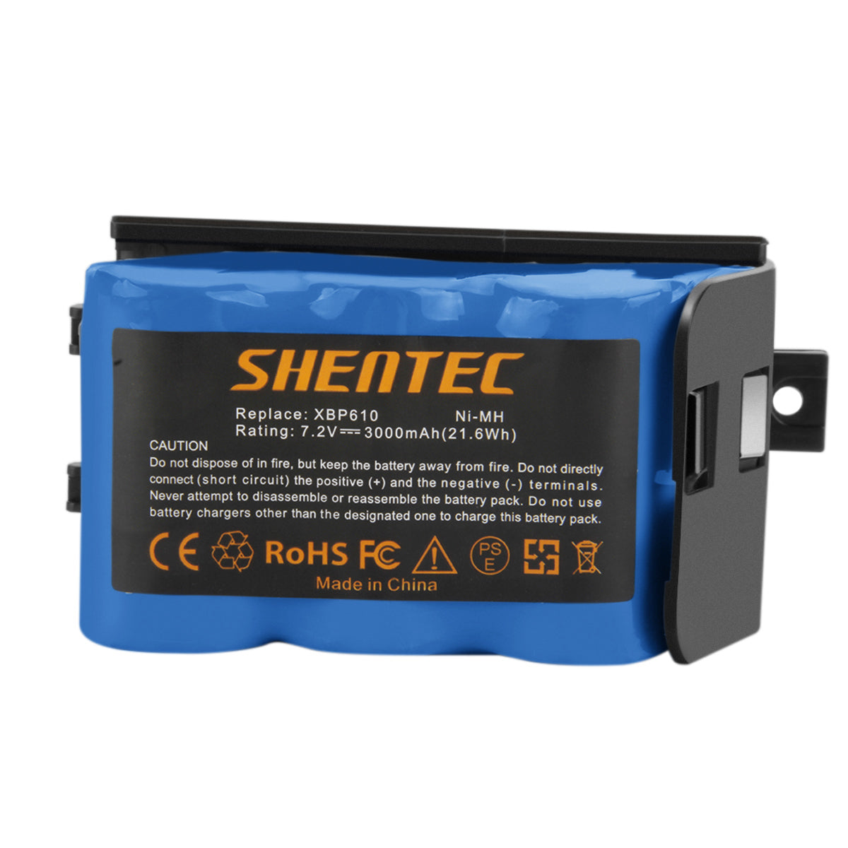 SHENTEC Batteria sostitutiva 3000mAh 7.2V Ni-MH per Shark XBP-610 XBP610 EU-36000 UV610DT