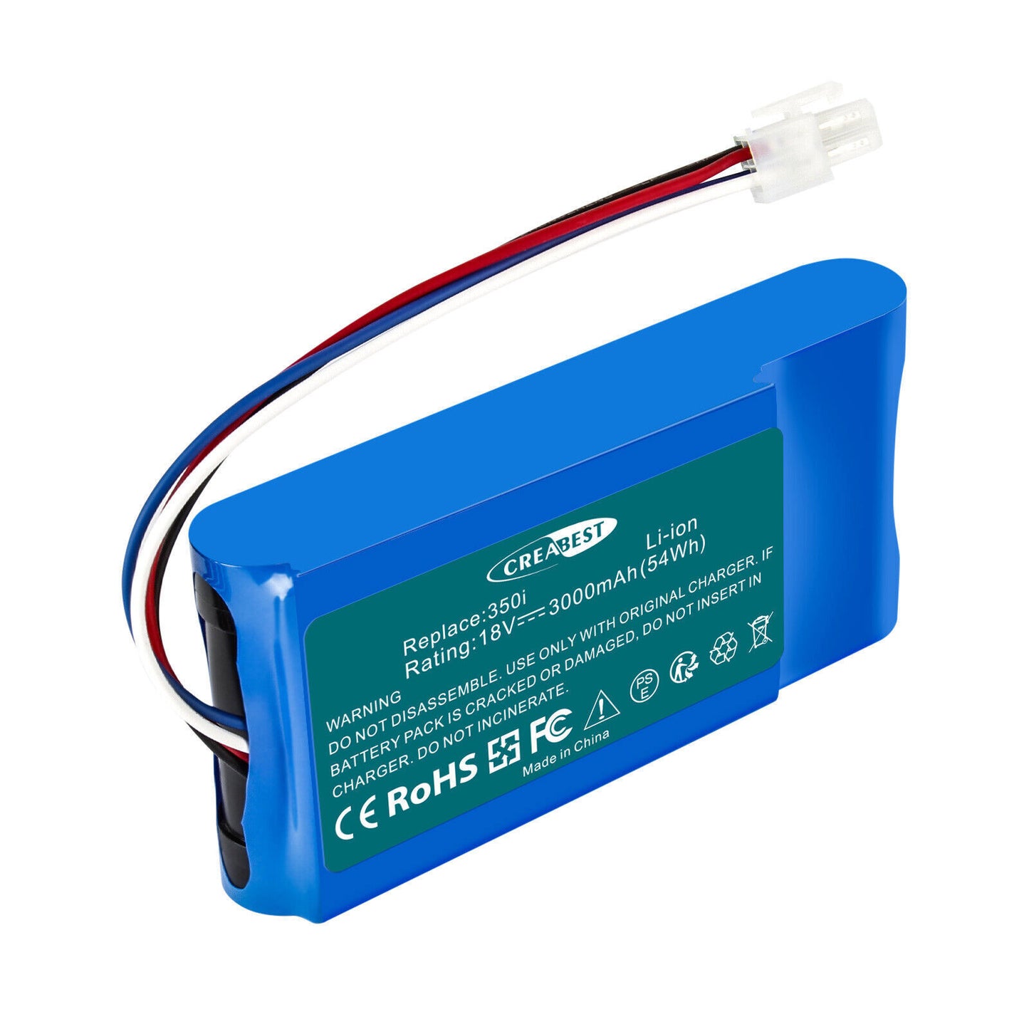 SHENTEC 18V 3Ah BATTERIA LI-ION PER YARD FORCE 1920726 AMIRO 400i 400Ri 350 400 350i