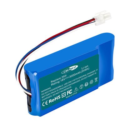 SHENTEC 18V 3Ah BATTERIA LI-ION PER YARD FORCE 1920726 AMIRO 400i 400Ri 350 400 350i